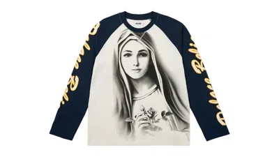 Pre-owned Palace Men's  1 Truth Longsleeve In Navy Blue