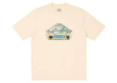 Pre-owned Palace Men's  18991230 T-shirt In Soft White