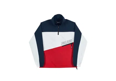 Pre-owned Palace Men's  3track Shell Top In Navy Blue/white/red In Multi
