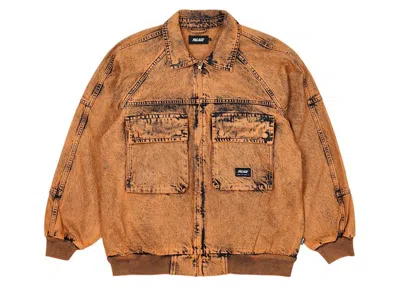 Pre-owned Palace Men's  Acid Jacket In Rust In Brown