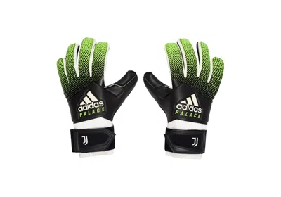 Pre-owned Palace Men's  Adidas  Juventus Goalkeeper Gloves In Solar Green/black