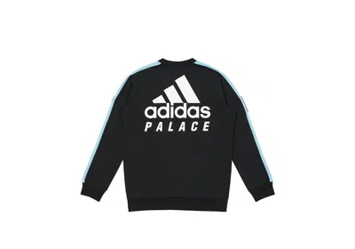 Pre-owned Palace Men's  Adidas Sunpal Crewneck Sweatshirt In Black