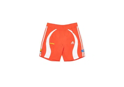 Pre-owned Palace Men's  Adidas Sunpal Shorts In Bright Orange
