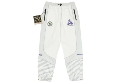 Pre-owned Palace Men's  Amg Goretex Bottoms In White