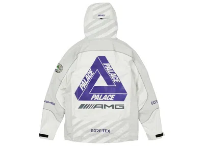 Pre-owned Palace Men's  Amg Goretex Jacket In White