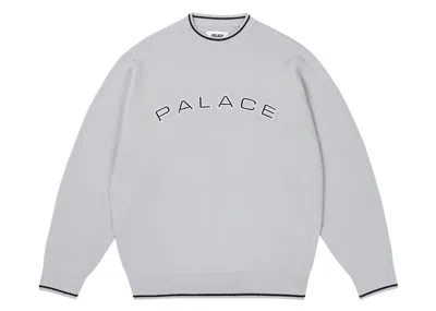 Pre-owned Palace Men's  Arc Knit In Arctic Grey