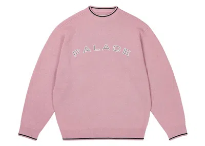 Pre-owned Palace Men's  Arc Knit In Lush Flush In Green