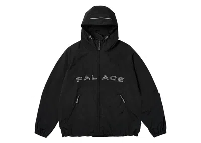 Pre-owned Palace Men's  Arc Shell Hooded Jacket In Black