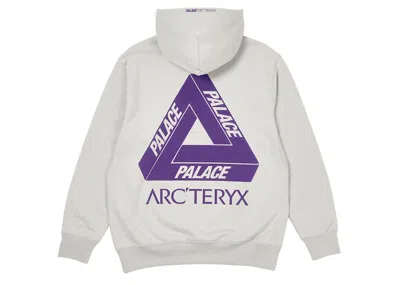 Pre-owned Palace Men's  Arc'teryx Hoodie In Grey In Gray