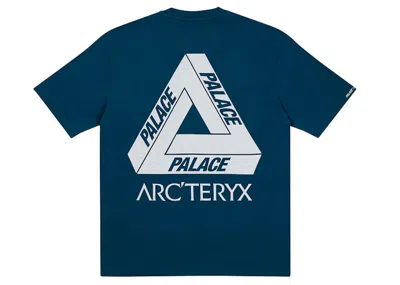 Pre-owned Palace Men's  Arc'teryx T-shirt In Teal In Blue