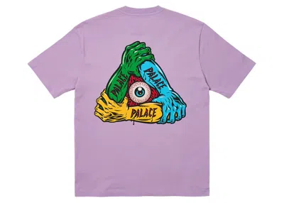 Pre-owned Palace Men's  Arms T-shirt In Light Purple