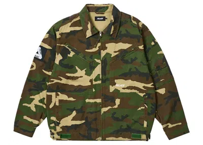 Pre-owned Palace Men's  Aviator Jacket In Camo