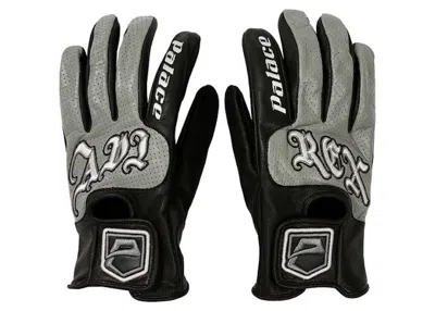 Pre-owned Palace Men's  Avirex Leather Gloves In Black