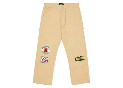 Pre-owned Palace Men's  Badge Work Trouser In Sand