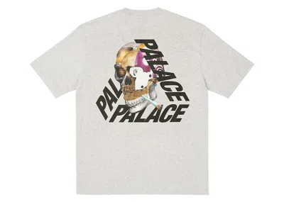 Pre-owned Palace Men's  Baked P3 T-shirt In Grey Marl In Gray