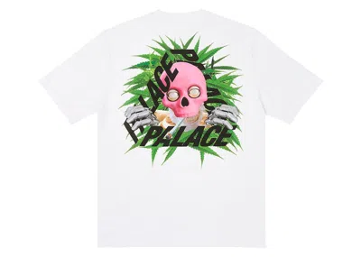 Pre-owned Palace Men's  Baked P3 T-shirt In White