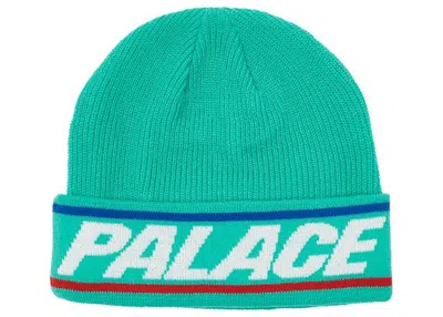 Pre-owned Palace Men's  Basically A Beanie (fw21) In Mint In Green