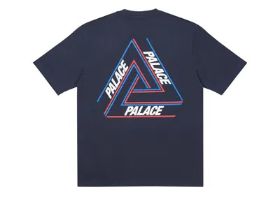 Pre-owned Palace Men's  Basically A Triferg T-shirt In Navy Blue
