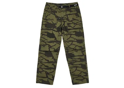 Pre-owned Palace Men's  Belter Trousers In Olive/camo In Multi
