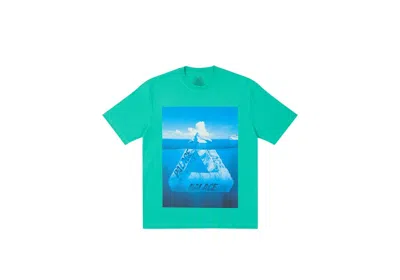 Pre-owned Palace Men's  Bergferg T-shirt In Aqua