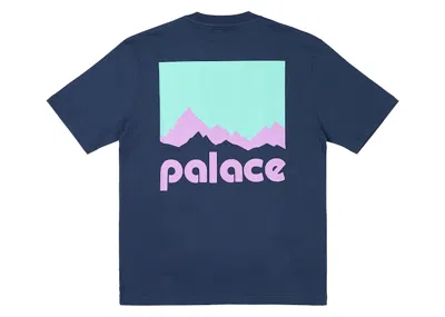 Pre-owned Palace Men's  Berghaus T-shirt In Navy Blue