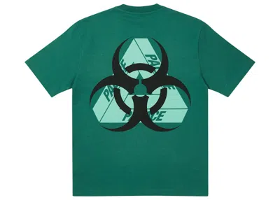 Pre-owned Palace Men's  Bio Hazard T-shirt In Green