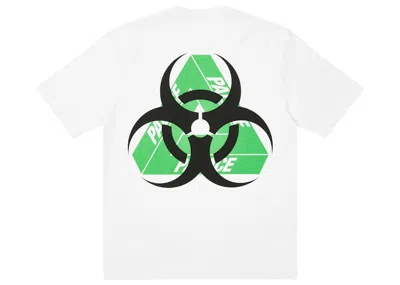 Pre-owned Palace Men's  Bio Hazard T-shirt In White