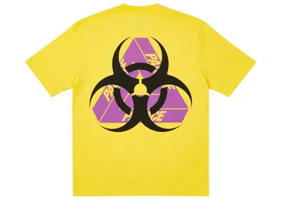 Pre-owned Palace Men's  Bio Hazard T-shirt In Yellow