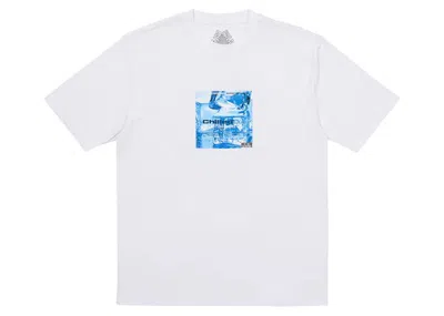 Pre-owned Palace Men's  Blissed Out T-shirt In White
