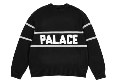Pre-owned Palace Men's  Blocky Knit In Black