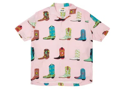 Pre-owned Palace Men's  Boots Shirt In Pink