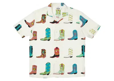 Pre-owned Palace Men's  Boots Shirt In White