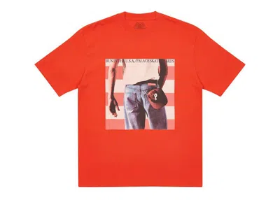 Pre-owned Palace Men's  Born To Bun T-shirt In Red