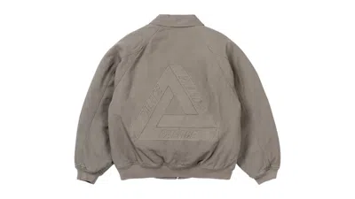 Pre-owned Palace Men's  Bossy Canvas Jacket In Grey In Gray