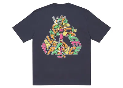 Pre-owned Palace Men's  Bsans T-shirt In Navy Blue