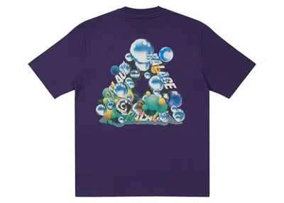Pre-owned Palace Men's  Bubbling T-shirt In Purple