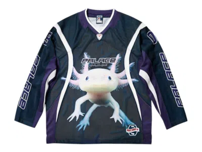 Pre-owned Palace Men's  Building Your World Hockey Jersey In Purple
