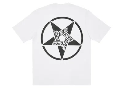 Pre-owned Palace Men's  Calm It Mosher T-shirt In White
