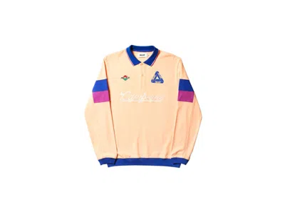 Pre-owned Palace Men's  Campione Crew In Peach In Orange