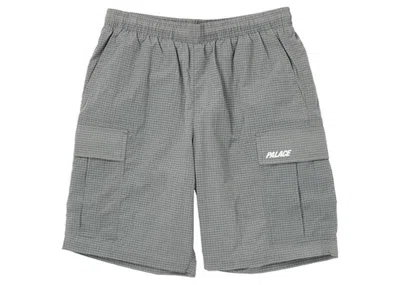 Pre-owned Palace Men's  Cargo Shell Shorts In Grey