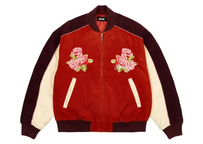 Pre-owned Palace Men's  Cat Eye Bomber Jacket In Rust In Brown