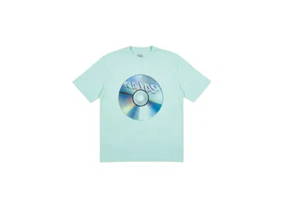 Pre-owned Palace Men's  Cd T-shirt In Duck Egg Blue