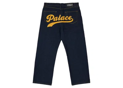 Pre-owned Palace Men's  Chain Script Jean In Indigo
