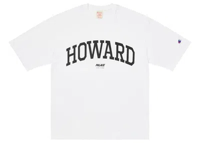Pre-owned Palace Men's  Champion Shop Howard T-shirt In New York White