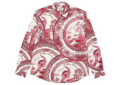 Pre-owned Palace Men's  China Plate Shirt In Red