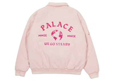 Pre-owned Palace Men's  Cord Bomber In Pink
