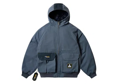 Pre-owned Palace Men's  Cordura Duck Canvas Jacket In Blue