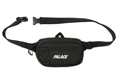 Pre-owned Palace Men's  Cordura Eco Hex Ripstop Mini Waist Bag In Black