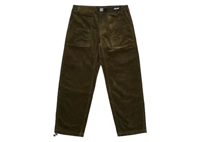 Pre-owned Palace Men's  Corduroy Belter Trouser In Green