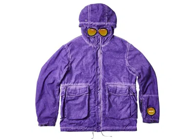 Pre-owned Palace Men's  C.p. Company Shell Goggle Jacket In Purple